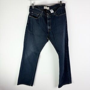 LEVI’S Men’s 514 Slim Straight Dark Wash Jeans 36x30